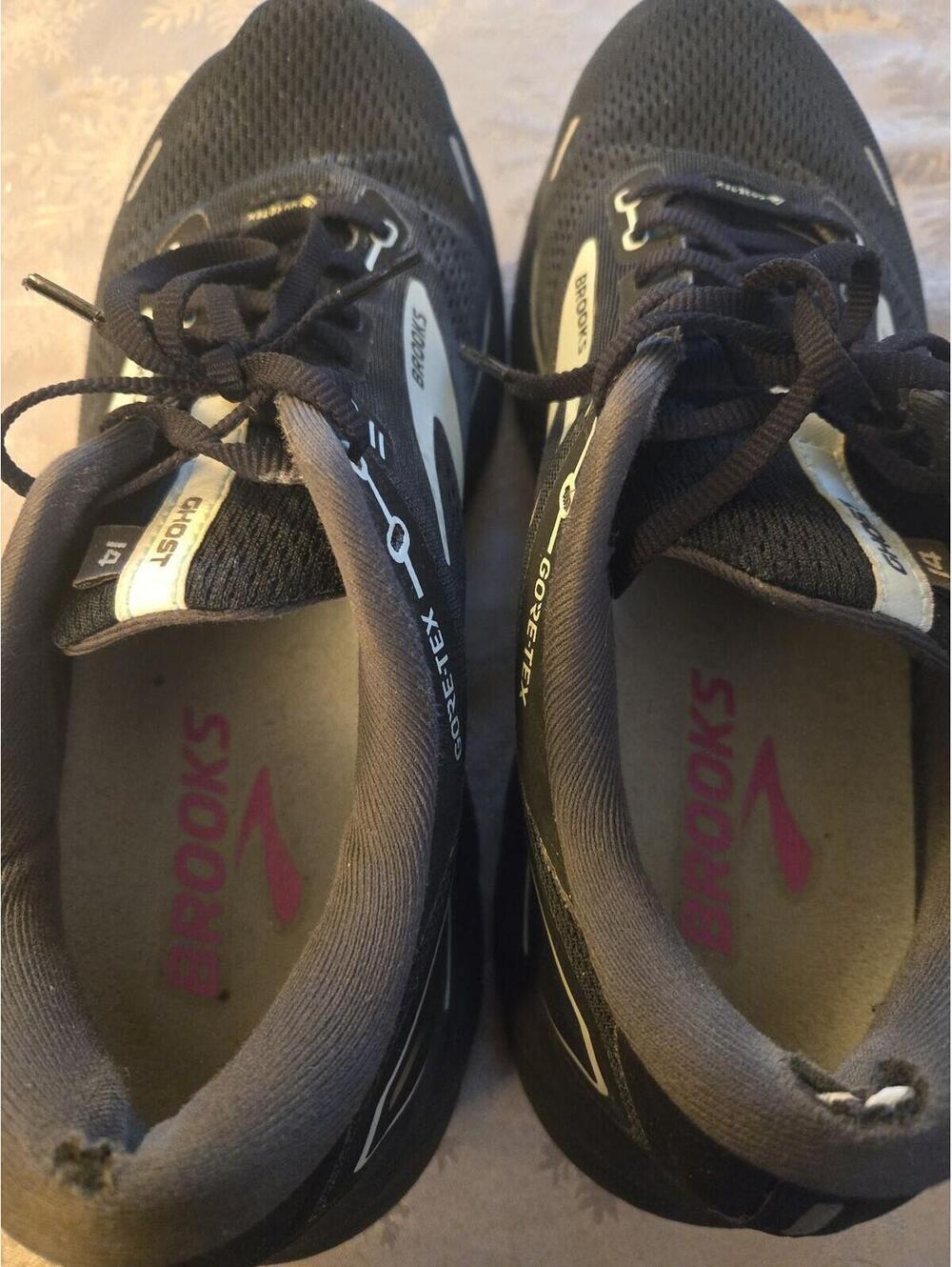 Brooks Ghost 14 GTX Women's Running Shoes Black Gore-Tex Size 12 Medium - Picture 5 of 6